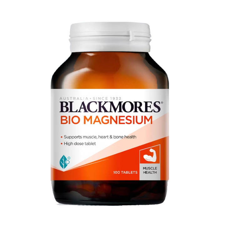 Viên Uống Blackmores Bio Magnesium Bổ Sung Magie Hỗ Trợ Giảm Chuột Rút, Giảm Căng Thẳng Và Mệt Mỏi Nhập Khẩu Úc